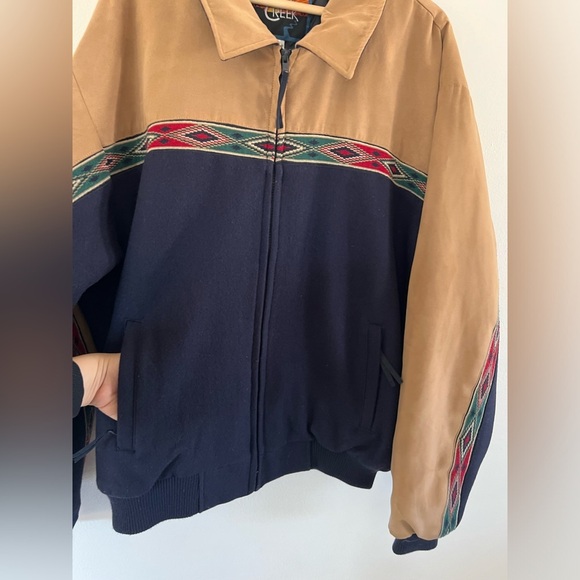 Cripple Creek Vintage Full-Zip Western Aztec Wool Blend Jacket Size XXL - Picture 5 of 13